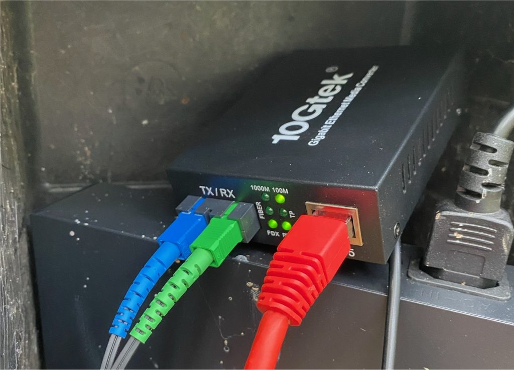 Using high-speed Fiber Optic Network Cables – PixCams, Inc.