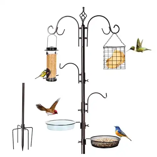 Bird Feeding Station Kit with Pole