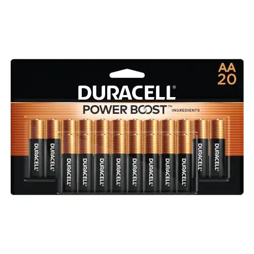 Duracell Coppertop AA Batteries  20  Pack