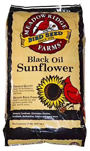 Black Oil Sunflower Bird Seed, 20-Pound Bag