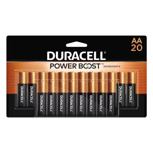 Duracell Coppertop AA Batteries 20 Pack