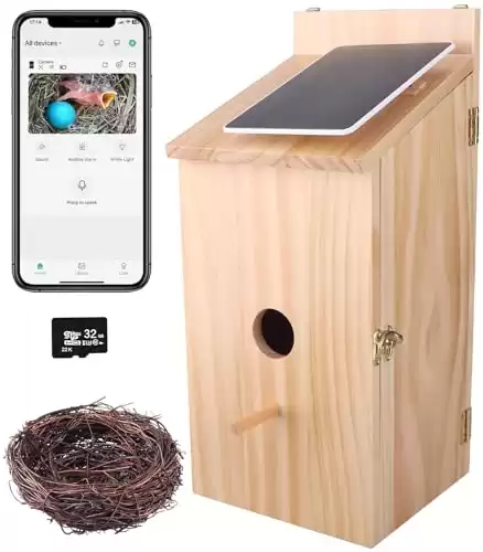 Birdhouse Camera 1080P HD Camera Wireless - 2.4G WiFi