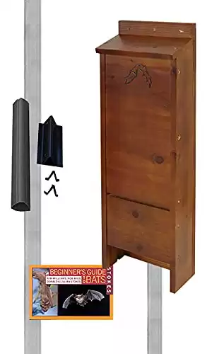 Premium Bat House Kit with Pole, 65 Bats