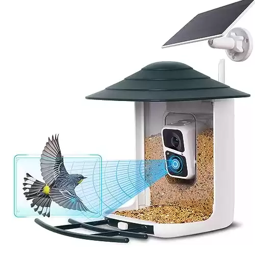 LUJII Smart Bird Feeder with 1080P HD Camera